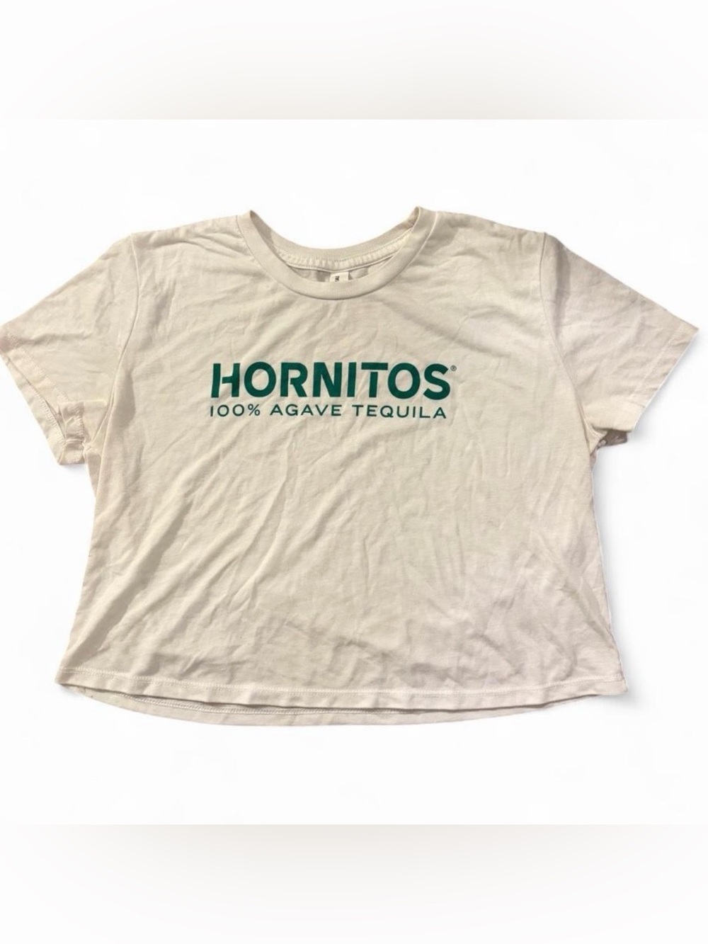 Hornitos Tequila Women’s Sz. M cropped, boxy tshirt from the Bella + Canvas